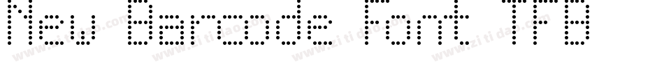 New Barcode Font TFB字体转换